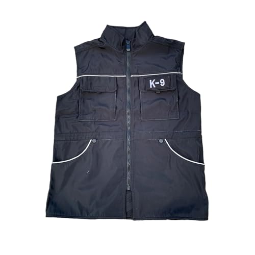 Folpus Hundetrainingsweste für Hundeführer, Tierbesitzer, Trainerjacke, Taillenkordelzug, professionelle Angelweste mit Taschen, wasserdicht, XL Folpus Hundetrainingsweste für Hundeführer, Tierbesitzer, Trainerjacke, Taillenkordelzug, professionelle Angelweste mit Taschen, wasserdicht, XL von Folpus