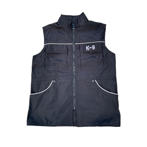 Folpus Hundetrainingsweste für Hundeführer, Tierbesitzer, Trainerjacke, Taillenkordelzug, professionelle Angelweste mit Taschen, wasserdicht, l Folpus Hundetrainingsweste für Hundeführer, Tierbesitzer, Trainerjacke, Taillenkordelzug, professionelle Angelweste mit Taschen, wasserdicht, l von Folpus