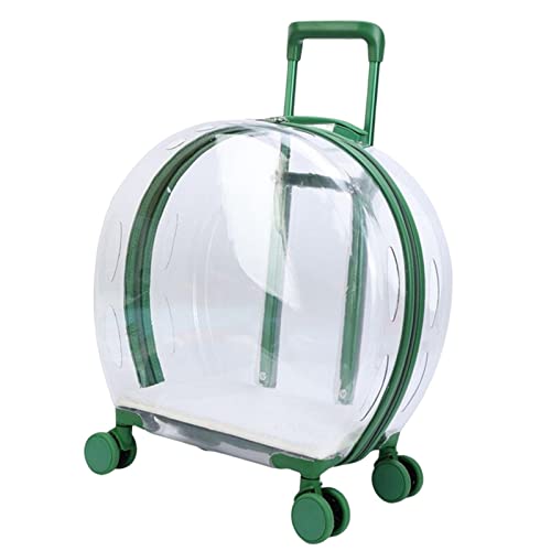 Folpus Hundetransporttasche mit geräuscharmem Rad für Outdoor-Aktivitäten, Grün von Folpus