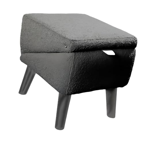 Folpus Hundetreppenhocker, Geschenke, multifunktional, einfache Montage, tragbar, für Welpen, unverzichtbar für hohe Betten, Sofas, Kätzchen, Autos, ältere, Schwarzgrau Folpus Hundetreppenhocker, Geschenke, multifunktional, einfache Montage, tragbar, für Welpen, unverzichtbar für hohe Betten, Sofas, Kätzchen, Autos, ältere, Schwarzgrau von Folpus