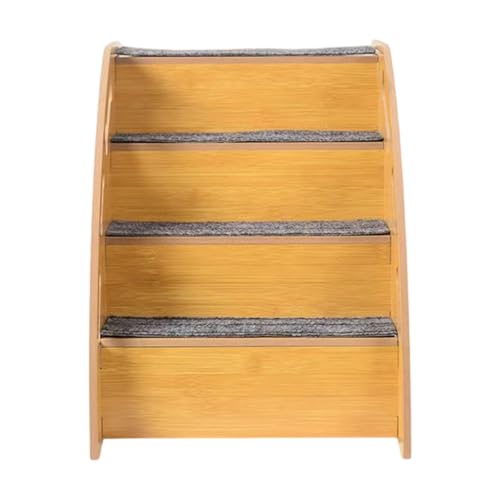 Folpus Hundetreppenrampe, Haustier-Kletterstufen, Hundestufen, Haustiertreppe für Couch, Bett, ältere Hunde, Katzen, 4 Schritte von Folpus