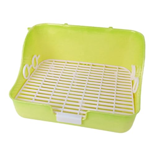 Folpus Kaninchendrüsenbox Käfig Toilette Innenhaut Haustier Accessoires kleine Haustiere Bettwäsche Katzentierkäfigwanne für Hamster Chinchilla, Gelb Folpus Kaninchendrüsenbox Käfig Toilette Innenhaut Haustier Accessoires kleine Haustiere Bettwäsche Katzentierkäfigwanne für Hamster Chinchilla, Gelb von Folpus
