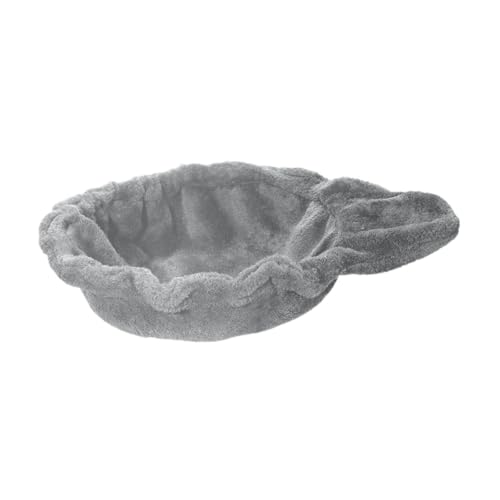 Folpus Katzenbaum -Hängemattenbett, Liege, gemütlich, weich, bequem, Katzennest, Korbbefestigung für Innenkatzen Kätzchen, Grau von Folpus