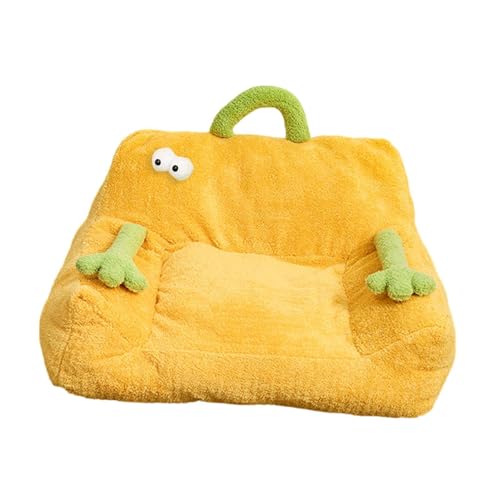 Folpus Katzenbett, Haustierbett, niedlich, weich, abnehmbar, für den Winter, warm, für Haustiere, Nest, Sofa, Liege, Haustierschlafbett für mittelgroße, Gelb, S Folpus Katzenbett, Haustierbett, niedlich, weich, abnehmbar, für den Winter, warm, für Haustiere, Nest, Sofa, Liege, Haustierschlafbett für mittelgroße, Gelb, S von Folpus