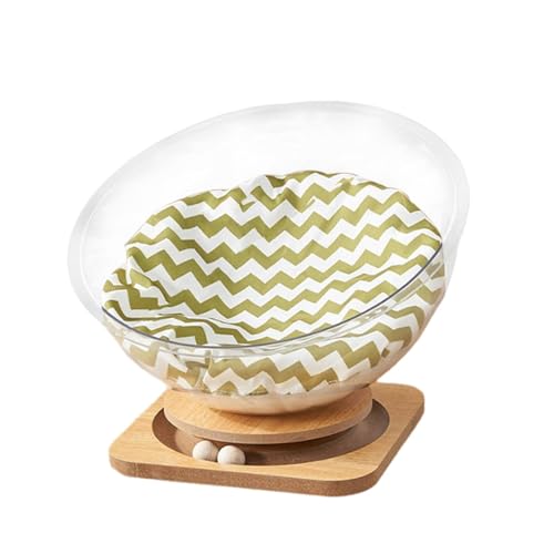 Folpus Katzenkratzbaum mit Hohlkapsel, Acryl-Katzenkuppelhaus, Clear Dome Katzenzimmerbett, transparente Katzenhängematte universell für kleine und große Katzen kleine Haustiere, Quadratische Basis Folpus Katzenkratzbaum mit Hohlkapsel, Acryl-Katzenkuppelhaus, Clear Dome Katzenzimmerbett, transparente Katzenhängematte universell für kleine und große Katzen kleine Haustiere, Quadratische Basis von Folpus