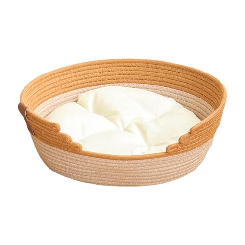 Folpus Katzenbett Korb Lounge Bett mit Kissen Haustier Schlafbett Katzenhaus für Hauskatzen Möbelschutz Schleifen Krallen, XL Folpus Katzenbett Korb Lounge Bett mit Kissen Haustier Schlafbett Katzenhaus für Hauskatzen Möbelschutz Schleifen Krallen, XL von Folpus