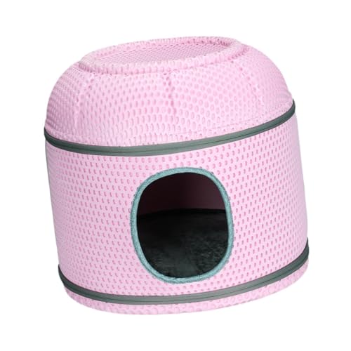 Folpus Katzenbett für Hauskatzen, Katzenhaus, Katzenversteck, faltbar, Katzenmöbelhöhle für Katzen, zum Ausruhen und Schlafen von Kätzchen, Rosa Folpus Katzenbett für Hauskatzen, Katzenhaus, Katzenversteck, faltbar, Katzenmöbelhöhle für Katzen, zum Ausruhen und Schlafen von Kätzchen, Rosa von Folpus