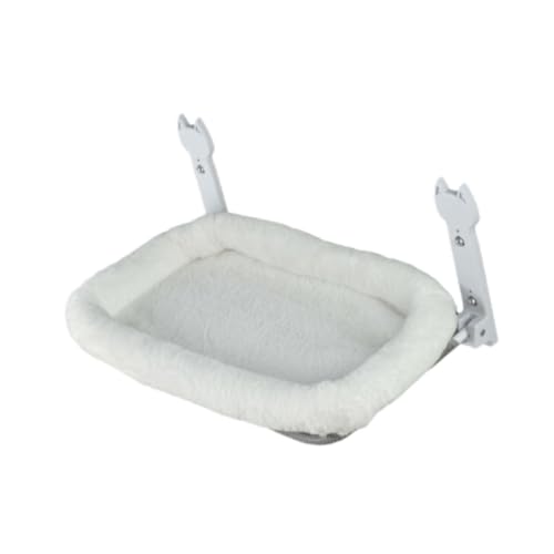 Folpus Katzenhängematte mit Saugnapf, Haustierbett, Elegantes, faltbares, gemütliches Winternest, weiches Plüsch, Liegebett für die Fensterbank, Katzenbett, 30x52cm Folpus Katzenhängematte mit Saugnapf, Haustierbett, Elegantes, faltbares, gemütliches Winternest, weiches Plüsch, Liegebett für die Fensterbank, Katzenbett, 30x52cm von Folpus