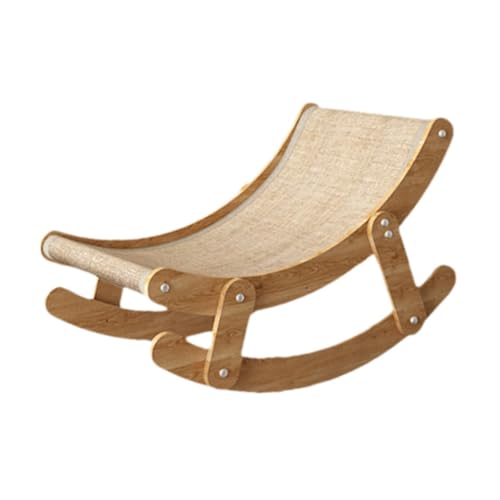 Folpus Katzenhängemattenbett, Katzenloungebett, bequemes Katzenschlafbett, Ruhendes Katzenschaukelstuhl-Kratzbrett für kleine Hunde, Hase, 30cmx53cmx35cm Jute Folpus Katzenhängemattenbett, Katzenloungebett, bequemes Katzenschlafbett, Ruhendes Katzenschaukelstuhl-Kratzbrett für kleine Hunde, Hase, 30cmx53cmx35cm Jute von Folpus