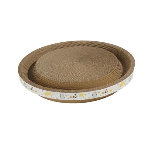Folpus Katzenkratzbrett aus Karton, Bett, Kratzbrett, Sofa, verschleißfest, Möbelschutz, Kratzunterlage, Nest, Schlafen, Spielen, Ausruhen, l Folpus Katzenkratzbrett aus Karton, Bett, Kratzbrett, Sofa, verschleißfest, Möbelschutz, Kratzunterlage, Nest, Schlafen, Spielen, Ausruhen, l von Folpus