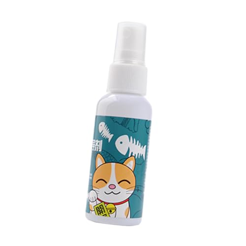 Folpus Katzenminze-Spray für Katzen, Katzenspielzeugspray, Haustierzubehör, 50 ml Verhaltensspray für Kätzchen, Katzenminze-Spray für Kratzbäume von Folpus