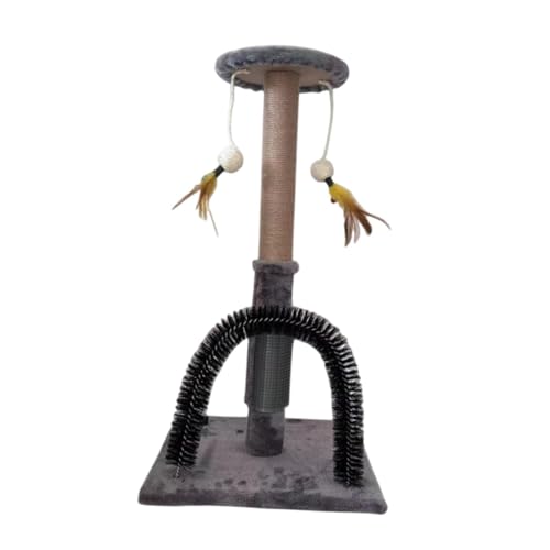 Folpus Katzenpfosten mit hängenden Kugeln Haarentfernung Pinsel einzigartige vertikale interaktive Sisal Cat Tree Turmkratzerpol für Kitty, Style B Folpus Katzenpfosten mit hängenden Kugeln Haarentfernung Pinsel einzigartige vertikale interaktive Sisal Cat Tree Turmkratzerpol für Kitty, Style B von Folpus