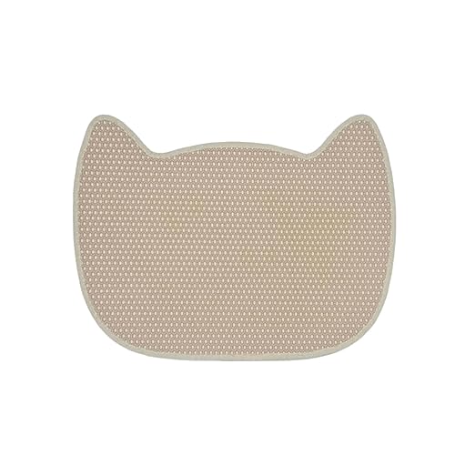Folpus Katzenstreumatte, Doppellagig, Teppich für Katzenhaus, Verschleißfest, Langlebig, Wabenlöcher, Streufänger, Katzenstreumatte, Beige Folpus Katzenstreumatte, Doppellagig, Teppich für Katzenhaus, Verschleißfest, Langlebig, Wabenlöcher, Streufänger, Katzenstreumatte, Beige von Folpus