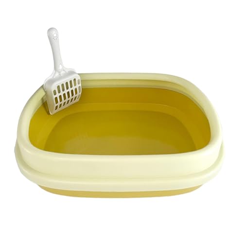 Folpus Katzentoilette, Katzentoilette, Reinigungswerkzeug für Haustiere, Rutschfester Boden, Katzentoilette für Haustiere, Gelb Folpus Katzentoilette, Katzentoilette, Reinigungswerkzeug für Haustiere, Rutschfester Boden, Katzentoilette für Haustiere, Gelb von Folpus