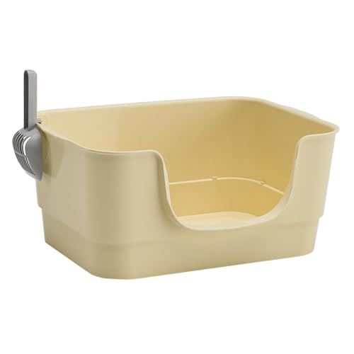 Folpus Katzentoilette, Oben offen, Haustiertoilette, tragbar, spritzwassergeschützt, Katzensandkasten, Katzentoilette, Katzentoilette, Aprikose Folpus Katzentoilette, Oben offen, Haustiertoilette, tragbar, spritzwassergeschützt, Katzensandkasten, Katzentoilette, Katzentoilette, Aprikose von Folpus
