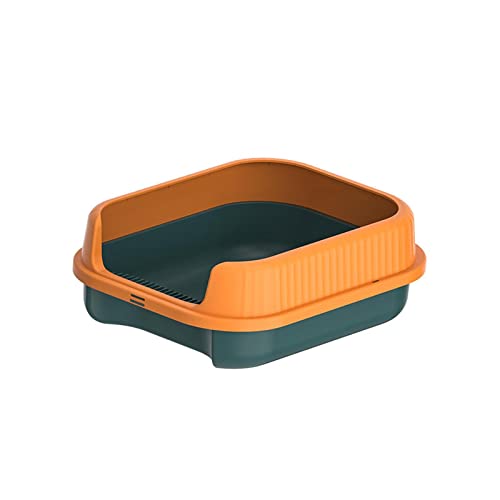 Folpus Katzentoilette für Hauskatzen, Katzensandkasten, Kätzchentoilette, hohe Seiten, langlebig, Oben offen, Haustiertoilette, Katzentoilette für, GRÜN Folpus Katzentoilette für Hauskatzen, Katzensandkasten, Kätzchentoilette, hohe Seiten, langlebig, Oben offen, Haustiertoilette, Katzentoilette für, GRÜN von Folpus