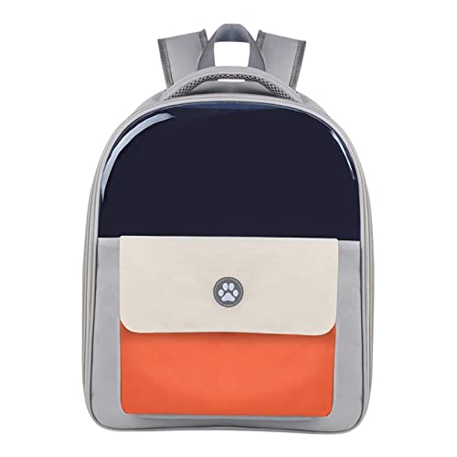 Folpus Katzentrage Rucksack, Transparentes Fenster, Verstellbar mit Außentaschen, Leicht, für Hunde, Funktionelle Belüftung Im Freien, Wandern, Gehen, Folpus Katzentrage Rucksack, Transparentes Fenster, Verstellbar mit Außentaschen, Leicht, für Hunde, Funktionelle Belüftung Im Freien, Wandern, Gehen, von Folpus
