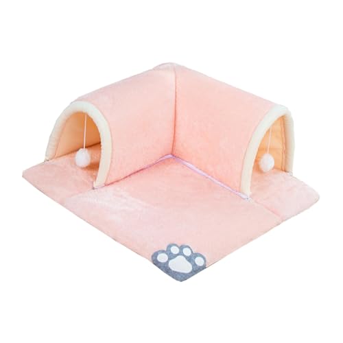 Folpus Katzentunnelspielzeug, Kätzchentunnelröhre, Faltbarer Haustunnel, Katzennest, Katzentunnel für Hauskatzen, klein von Folpus