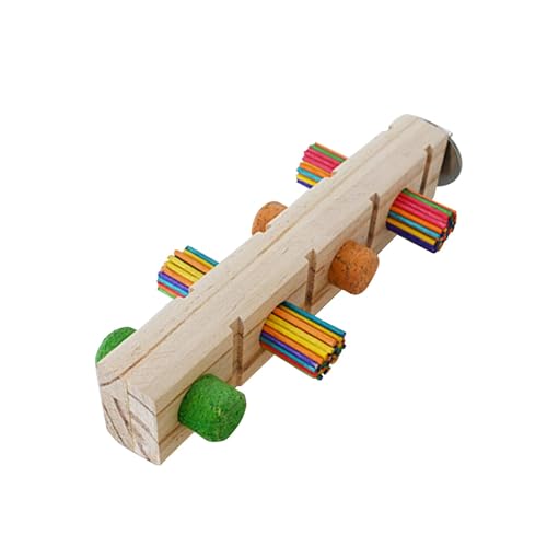 Folpus Kauspielzeug für Papageien, Vogelspielzeug, Spielständer, Vogel-Trainingsspielzeug, Käfig-beißspielzeug, Puzzle-Spielzeug für Wellensittiche, bunt Folpus Kauspielzeug für Papageien, Vogelspielzeug, Spielständer, Vogel-Trainingsspielzeug, Käfig-beißspielzeug, Puzzle-Spielzeug für Wellensittiche, bunt von Folpus