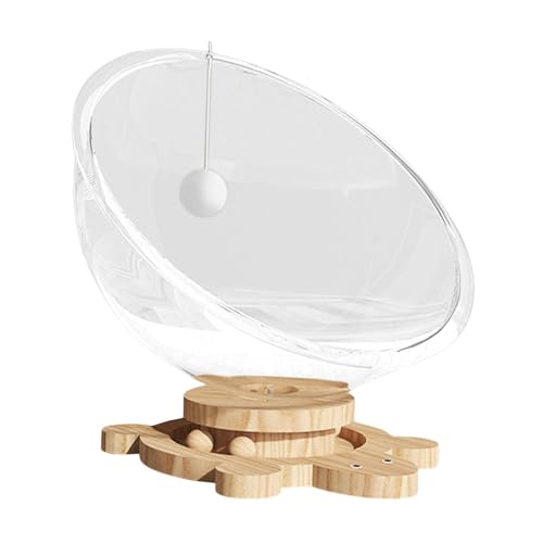 Folpus Katzenbett Clear Dome Zimmer waschbar, Ersatz Acryl-Kuppelabdeckung, transparente Katzenzimmerkapsel, Katzenkuppelabdeckung für Katzenhängematte, Katzenturm, Katzenbett, Stil D 42 cm Folpus Katzenbett Clear Dome Zimmer waschbar, Ersatz Acryl-Kuppelabdeckung, transparente Katzenzimmerkapsel, Katzenkuppelabdeckung für Katzenhängematte, Katzenturm, Katzenbett, Stil D 42 cm von Folpus