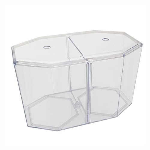 Folpus Kleines Beta-Aquarium mit Trennwand, Inkubatorbox, Heimdekoration, stapelbares Mini-Aquarium, kleine Fischschale für Babyfische und Garnelen Folpus Kleines Beta-Aquarium mit Trennwand, Inkubatorbox, Heimdekoration, stapelbares Mini-Aquarium, kleine Fischschale für Babyfische und Garnelen von Folpus