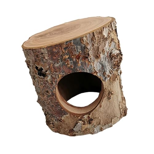 Folpus Kleintierversteck, Hamstertunnel aus Holz, Baumlochröhre aus Holz, Schlafhöhle für Mäuse, Kleintiere Folpus Kleintierversteck, Hamstertunnel aus Holz, Baumlochröhre aus Holz, Schlafhöhle für Mäuse, Kleintiere von Folpus