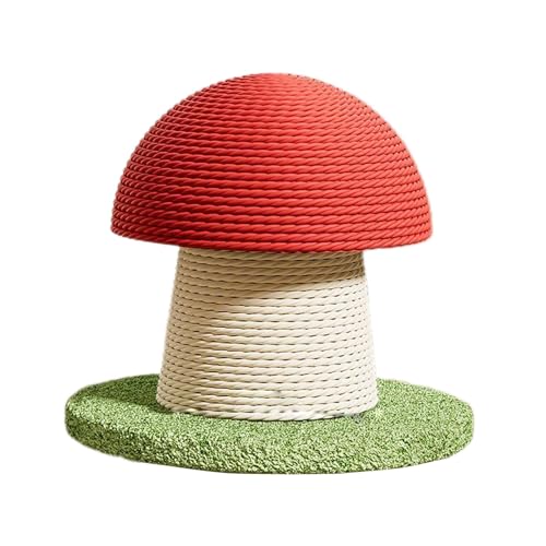 Folpus Kratzbäume für Katzen, Sisal-Hanf-Kratzbaum für Katzen, Pilzförmiges Katzenspielzeug zum Krallenschleifen, Höhe 18cm Folpus Kratzbäume für Katzen, Sisal-Hanf-Kratzbaum für Katzen, Pilzförmiges Katzenspielzeug zum Krallenschleifen, Höhe 18cm von Folpus