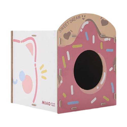 Folpus Kratzbaum aus Karton, Kratzbaum-Box aus Wellpappe, Schleifklauen für Hauskatzen, stabiles Katzenkratzbaum-Haus für Kätzchen, Heimtierbedarf Folpus Kratzbaum aus Karton, Kratzbaum-Box aus Wellpappe, Schleifklauen für Hauskatzen, stabiles Katzenkratzbaum-Haus für Kätzchen, Heimtierbedarf von Folpus