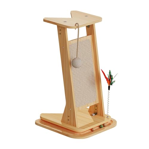 Folpus Kratzbaum für Katzen, Katzenmöbel, vertikales Kratzbrett aus Karton, zur Vermeidung von Möbelschäden durch Krallenschleifen, 32cmx31cmx34cm Folpus Kratzbaum für Katzen, Katzenmöbel, vertikales Kratzbrett aus Karton, zur Vermeidung von Möbelschäden durch Krallenschleifen, 32cmx31cmx34cm von Folpus