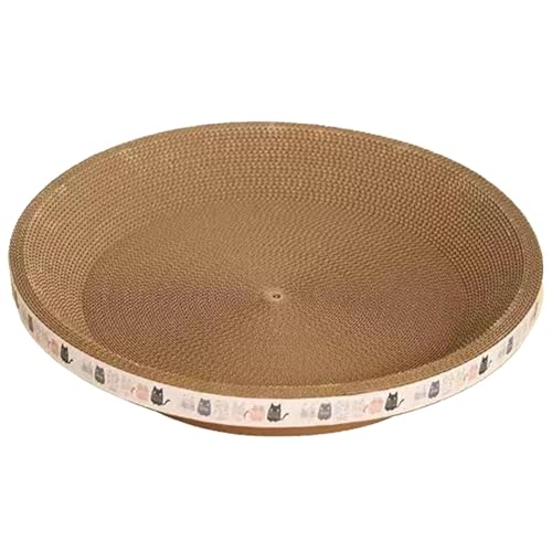 Folpus Kratzbrett für Katzen aus Karton, Wellpappe, Katzenbett, Kratzunterlage für Katzen im Haus, Möbelschutz, 50cmx9cm von Folpus