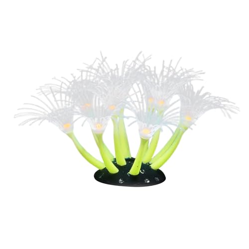 Folpus Künstliche Korallendekoration Aquarium Landschaft Dekoration einzigartige Unterwasserverzierung Landschaft weiche Silikonkoralle, Gelb Folpus Künstliche Korallendekoration Aquarium Landschaft Dekoration einzigartige Unterwasserverzierung Landschaft weiche Silikonkoralle, Gelb von Folpus