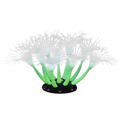 Folpus Künstliche Korallendekoration Aquarium Landschaft Dekoration einzigartige Unterwasserverzierung Landschaft weiche Silikonkoralle, GrÜn Folpus Künstliche Korallendekoration Aquarium Landschaft Dekoration einzigartige Unterwasserverzierung Landschaft weiche Silikonkoralle, GrÜn von Folpus