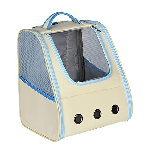 Folpus Leichter Transportrucksack für Haustiere - Tragetasche mit anpassbarem Schultergurt, kompakt und faltbar, Blau von Folpus