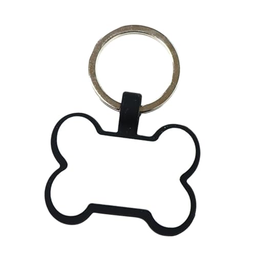 Folpus PET -ID -Identifikationskarte Haustier Name Charme für Hunde basteln mit Keyring Knochenform leeres Katzen -Tag, Weiß Folpus PET -ID -Identifikationskarte Haustier Name Charme für Hunde basteln mit Keyring Knochenform leeres Katzen -Tag, Weiß von Folpus