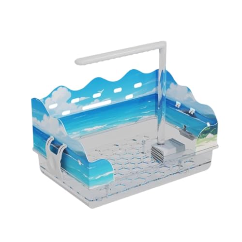 Folpus Papagei Automatische Badebox Elektrische Vogeldusche Papagei Badewanne Vögel Zubehör für Wellensittiche, A Folpus Papagei Automatische Badebox Elektrische Vogeldusche Papagei Badewanne Vögel Zubehör für Wellensittiche, A von Folpus