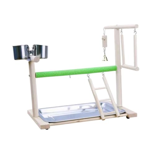 Folpus Papagei Vogel Spielplatz Holz Shortten Leiterübung Spielzeug Part PLAYASTANCH Spiel FÜR SMETE Vide Finch Lovebird, 36x23x33cm von Folpus