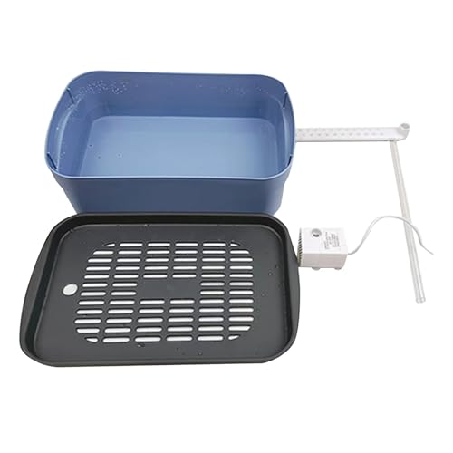 Folpus Papageienbadewanne Automatisches Wasser zirkulierte Accessoire Vogel Dusche Badewanne für Sittiche Lovebird kleine mittlere Vögel von Folpus