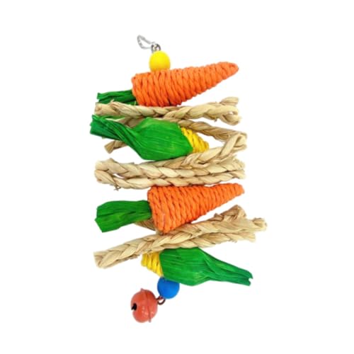 Folpus Papageienspielzeug Bird Bite Toy kreatives Spielen Klettern Hanges Käfig -Accessoire für Budgie Conures Macaws Sittiche Finken, 24x10 cm Folpus Papageienspielzeug Bird Bite Toy kreatives Spielen Klettern Hanges Käfig -Accessoire für Budgie Conures Macaws Sittiche Finken, 24x10 cm von Folpus