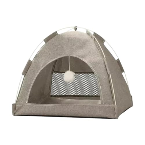 Folpus Pet Cat Zelt Welpe Zelthöhle tragbare weiche Matte Accessoires Hundehaus Haustier Zeltbett für Welpenkatze Kätzchen Kaninchen Hunde, Grau Folpus Pet Cat Zelt Welpe Zelthöhle tragbare weiche Matte Accessoires Hundehaus Haustier Zeltbett für Welpenkatze Kätzchen Kaninchen Hunde, Grau von Folpus