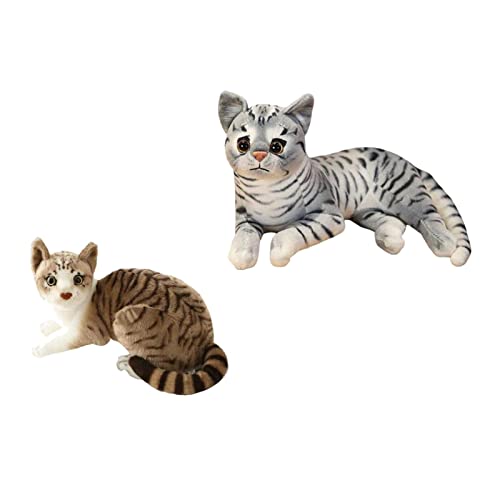 Folpus Plüschkissen für Katzenliebhaber - Authentisches Aussehen, Gemütliche Füllung, StilP von Folpus