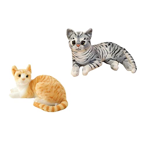 Folpus Plüschkissen für Katzenliebhaber - Authentisches Erscheinungsbild, Gemütliche Füllung, Stil C von Folpus