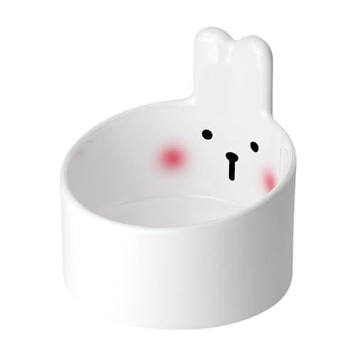 Folpus Porzellan-Futternapf für Haustiere, Porzellan-Schüssel, minimalistisches Blush-Muster, Katzen-Stallnapf, Porzellan-Schüssel für Katzen, Café, Zuhause, Weiß Folpus Porzellan-Futternapf für Haustiere, Porzellan-Schüssel, minimalistisches Blush-Muster, Katzen-Stallnapf, Porzellan-Schüssel für Katzen, Café, Zuhause, Weiß von Folpus