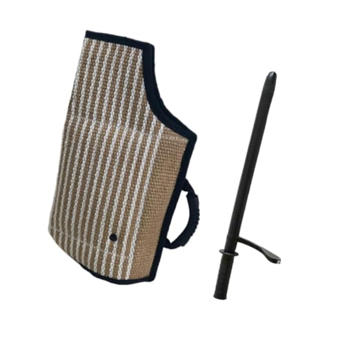 Folpus Professionelles Hundebeiß-Trainingsset, Hundetrainingsstab, Kauspielzeug, Trainingsschutz, beißarmmanschette für Welpenbeißen, 2 Stücke Folpus Professionelles Hundebeiß-Trainingsset, Hundetrainingsstab, Kauspielzeug, Trainingsschutz, beißarmmanschette für Welpenbeißen, 2 Stücke von Folpus