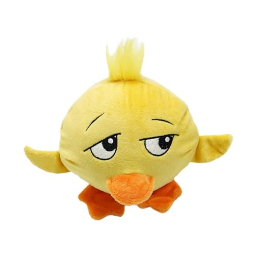 Folpus Quietschendes Spielzeug Interactive Dog Toy Enrichment Toys Cartoon Toy Plüsch zum Bissen von Bissen im Innenbereich, Ente von Folpus