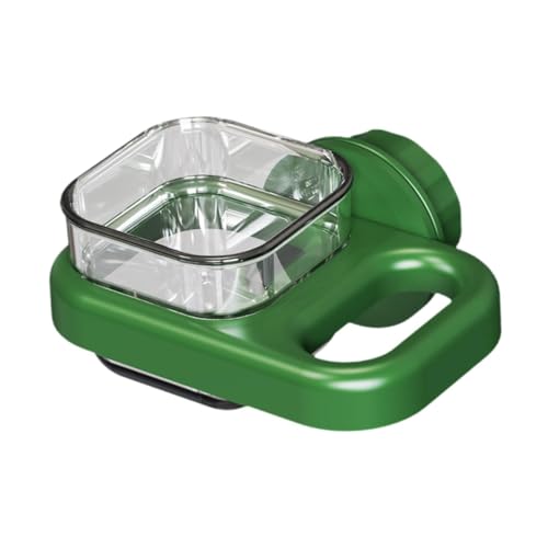 Folpus SALAKEET -Lebensmittelschale Vogel Fütterungsschale Tasse einfach zu reinigen Wasserversorgungen Vogelwasserer Feeder Schüssel für Papageiengarten, GrÜn von Folpus