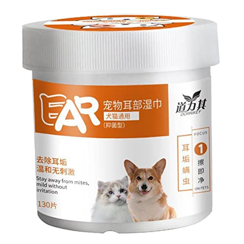 Folpus Sanfte Reinigungstücher für Haustiere - 130 Stück, effektive Pflege ohne Tränen von Folpus