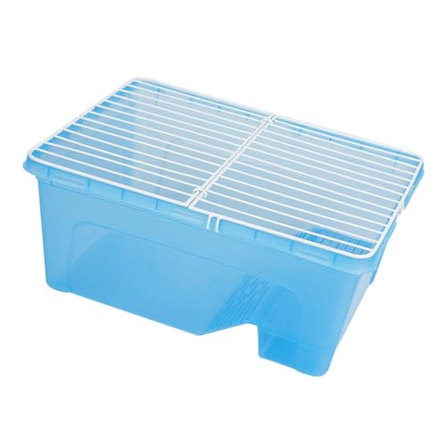Folpus Schildkrötenbecken, Aquarium, Schildkröten-Lebensraumbox mit Deckel, Zubehör, Schildkröten-Zuchtbecken, Brutbereich für Amphibien, Blau Folpus Schildkrötenbecken, Aquarium, Schildkröten-Lebensraumbox mit Deckel, Zubehör, Schildkröten-Zuchtbecken, Brutbereich für Amphibien, Blau von Folpus
