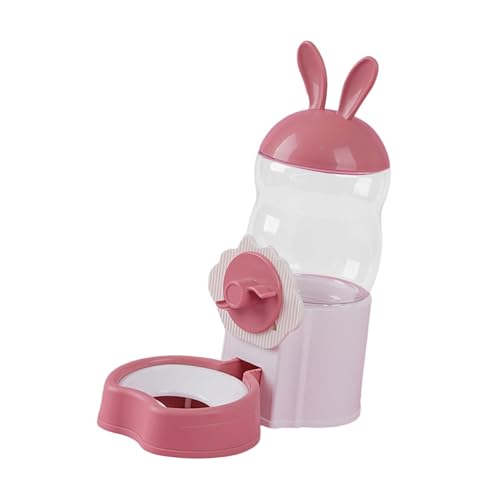 Folpus Wasserspender für Katzen und Hunde, Trinknapf, Glatte Oberfläche, leicht zu reinigen, Behälter, Tränke, Trinkbrunnen für Küken, kleine Haustiere, Rosa Folpus Wasserspender für Katzen und Hunde, Trinknapf, Glatte Oberfläche, leicht zu reinigen, Behälter, Tränke, Trinkbrunnen für Küken, kleine Haustiere, Rosa von Folpus