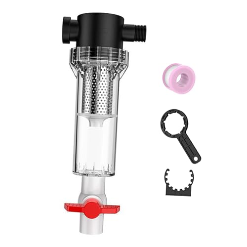 Fonowx Aquariumpumpe, Sedimentwasser Zubehör, Silikondichtung, Einfache Installation, Auslaufsicher, 1/2 Zoll Gewinde, 10 Mesh von Fonowx