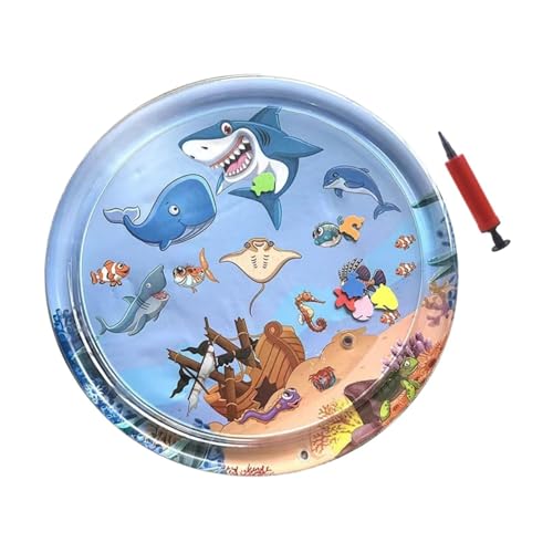 Fonowx Aufblasbare Sommer Spielmatte mit Wandler, Ideal für Katzen Und Hunde, Style A Fonowx Aufblasbare Sommer Spielmatte mit Wandler, Ideal für Katzen Und Hunde, Style A von Fonowx